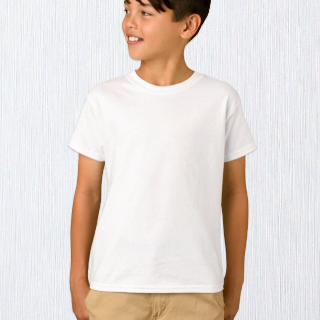Boys White T-Shirt, Kids / Customize T-Shirt (Creator Uploaded)