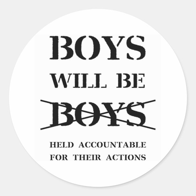 Boys will be Boys Sticker (curse free) (Front)