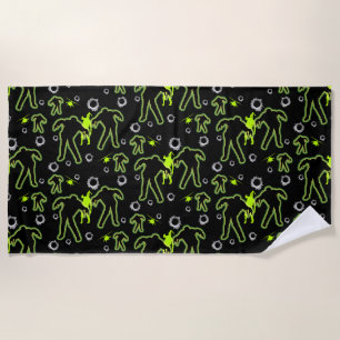 Boys Zombie School Beach Towel