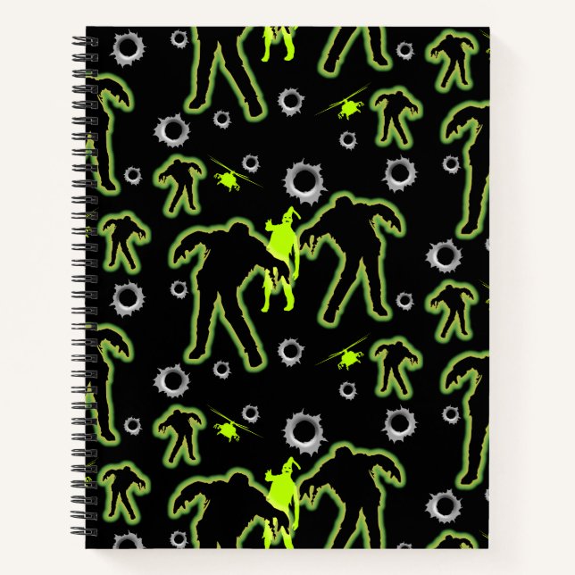 Boys Zombie School Notebook (Front)