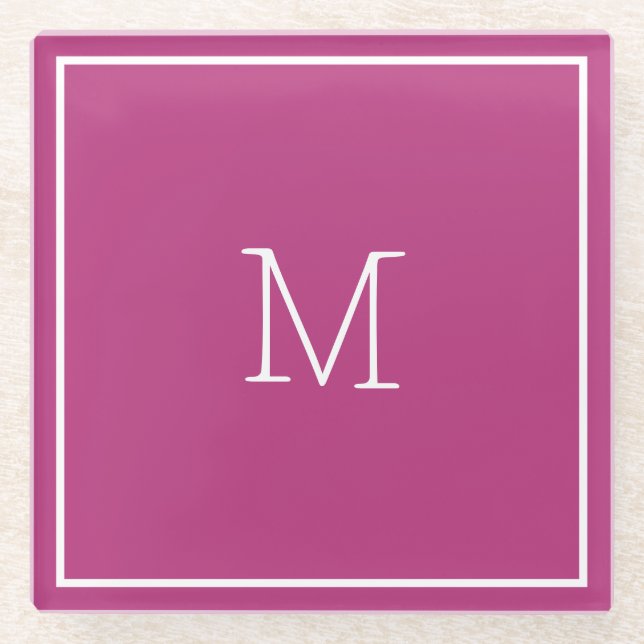 Boysenberry Purple Glass Coaster (Front)