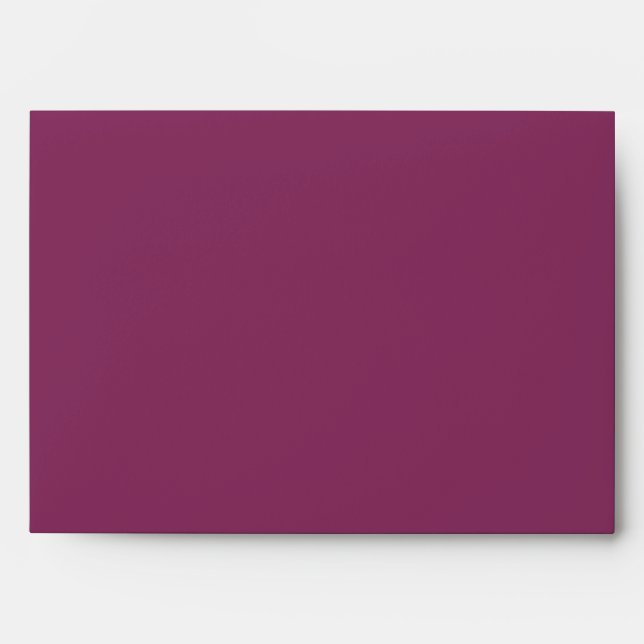 Boysenberry Solid Colour Envelope (Front)