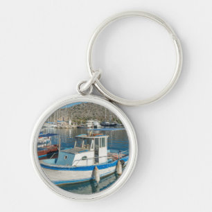 Bozburun Harbour Near Marmaris, Turkey Keychain