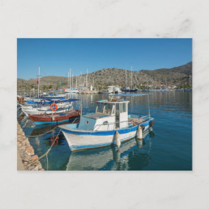 Bozburun Harbour Near Marmaris, Turkey Postcard