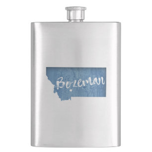 Bozeman, Montana Hip Flask