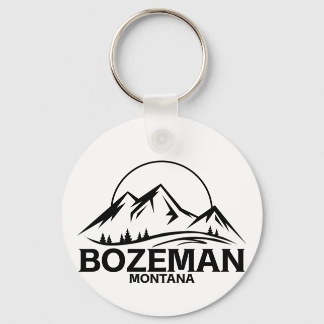 Bozeman, Montana Keychain (Front)