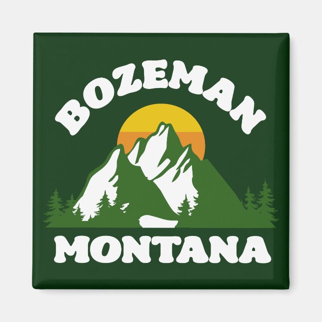 Bozeman,Montana Magnet (Front)