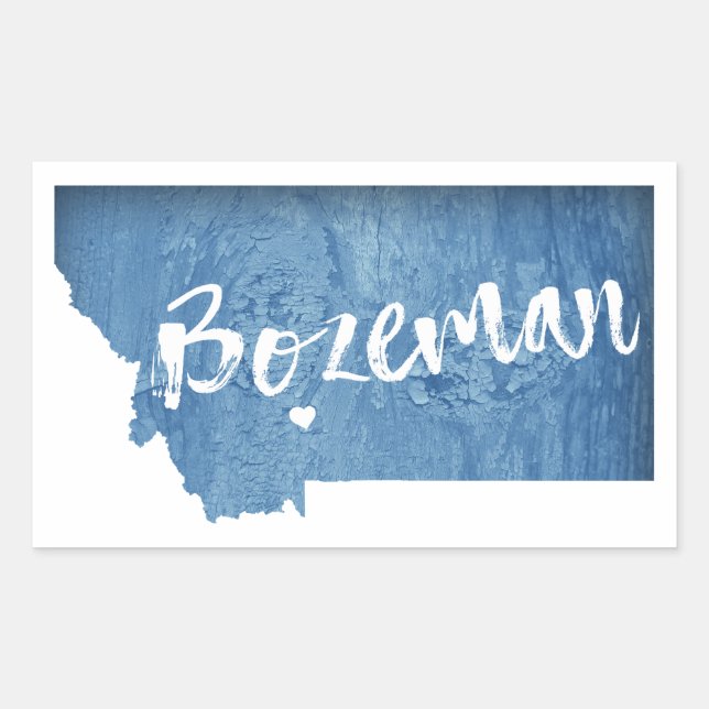 Bozeman, Montana Sticker (Front)