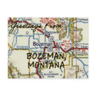 Bozeman MT Vintage Map