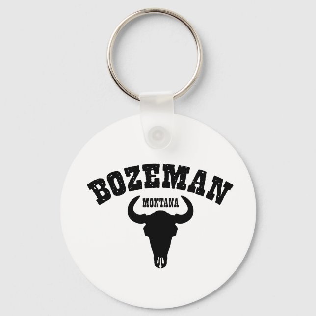Bozeman Steer Keychain (Front)