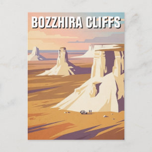 Bozzhira Cliffs Kazakhstan travel Postcard