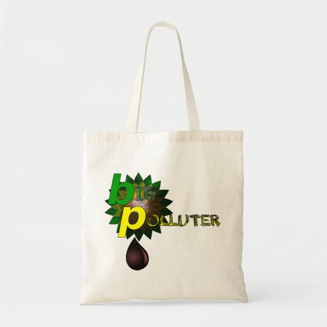 BP Big Polluter Tote Bag (Front)