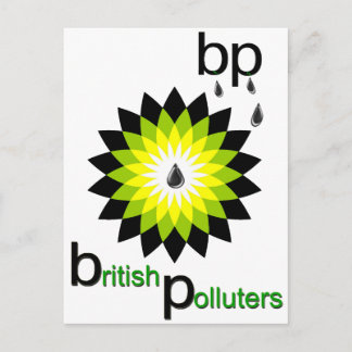 BP: British Polluters Postcard