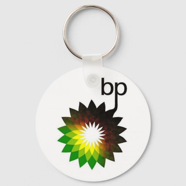 BP Leaking Logo Keychain (Front)