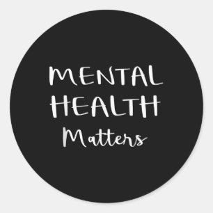 Bpd Bipolar Mental Health Awareness Mental Health  Classic Round Sticker