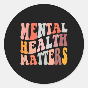 Bpd Bipolar Mental Health Awareness Mental Health  Classic Round Sticker