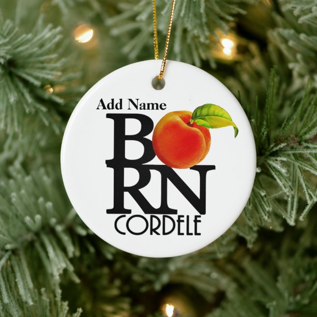 BPRN Cordele Georgia Custumizable Ceramic Ornament (Tree)