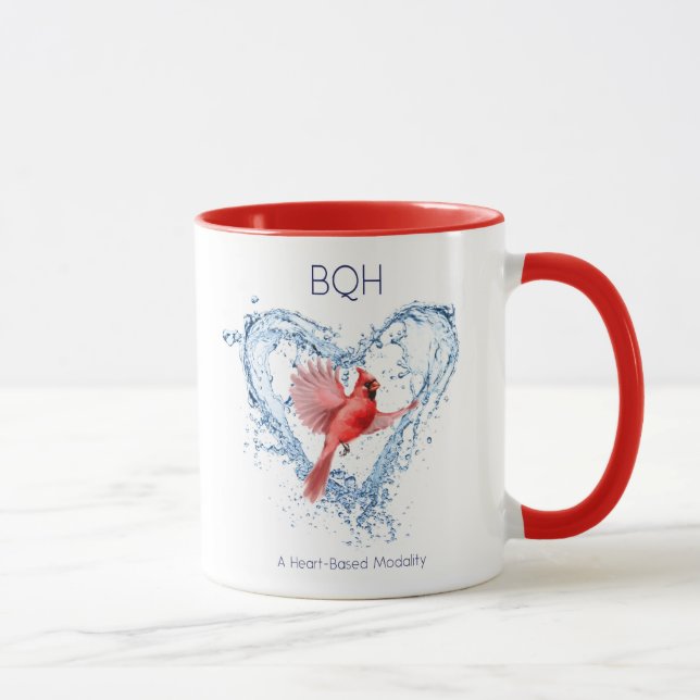 BQH - Mug bicolore à base de coeur (Droite)