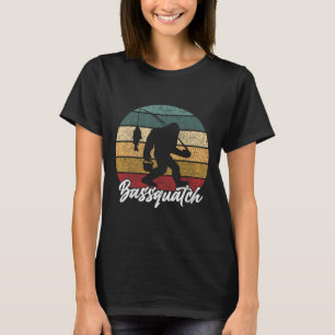 Bquatch! B Fisherman Sasquatch Funny Bigfoot Fishi T-Shirt