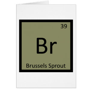 Br - Brussels Sprout Vegetable Chemistry Symbol