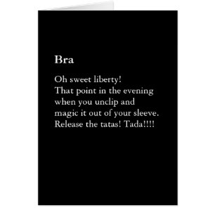 Bra Card for Women
