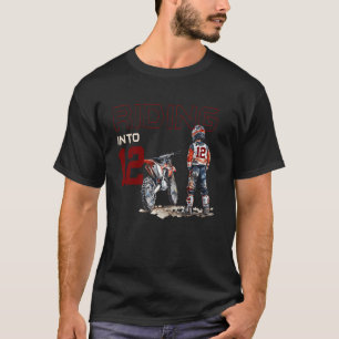 Braaap I'm 12 Funny Dirt Bike Riding Into 12th Bir T-Shirt