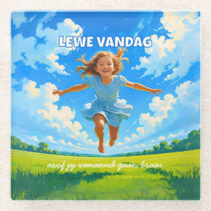 BRAAI Meme Afrikaans Saffa Expat Afrikaanse Humour Glass Coaster