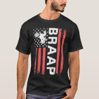 Braap Motocross MX Dirt Bike US Flag Biker Gift