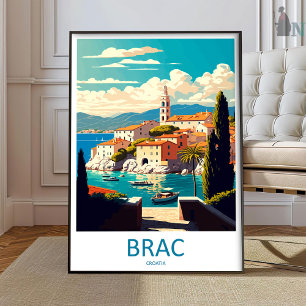 Brac Travel Print Wall Art Brac Wall Hanging Home 