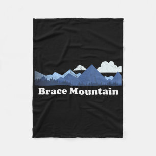 Brace Mountain Peak Gger New York Ny Climbing Hiki Fleece Blanket