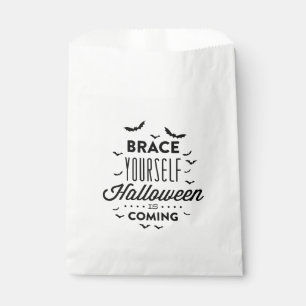 BRACE YOURSELF HALLOWEEN Halloween Favour Bag
