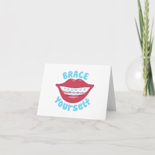 Brace Yourself Thank You Card (Front)