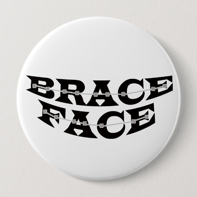 BRACEFACE - Button (Front)
