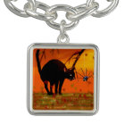 Réunion d'Halloween - Chat noir et Araignée