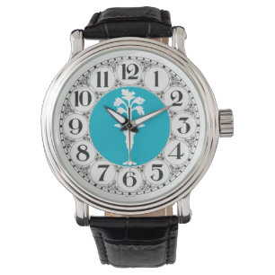 Bracelet en cuir de montre de logo "de Charles de