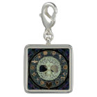 Symbole de Yin Yang avec des symboles religieux