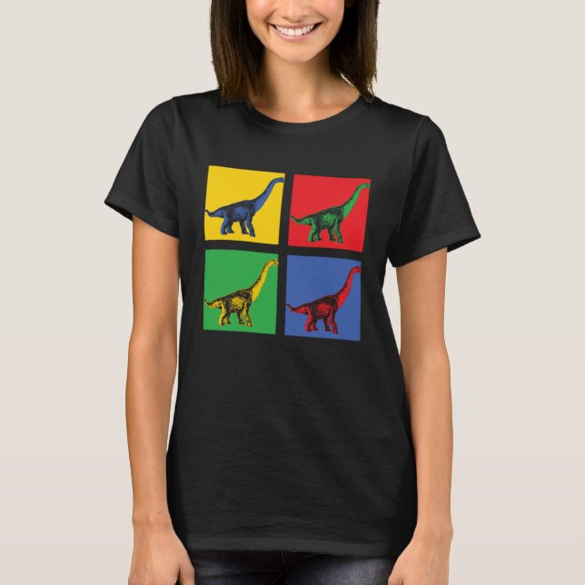 Brachiosaurus Dino Pop T-Shirt (Front)