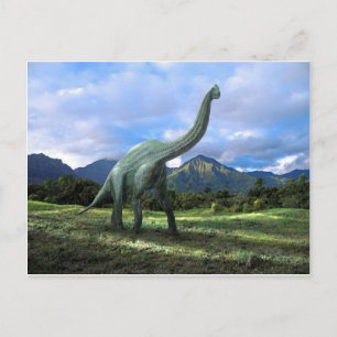Brachiosaurus Dinosaur Postcard