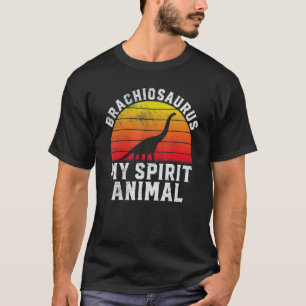 Brachiosaurus My Spirit Animal  Dinosaur Retro Pal T-Shirt