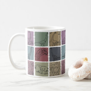 Brachiosaurus rétro Dinosaur Mug Vintage Dino Mug
