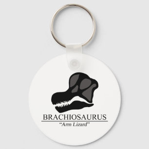 Brachiosaurus Skull Keychain