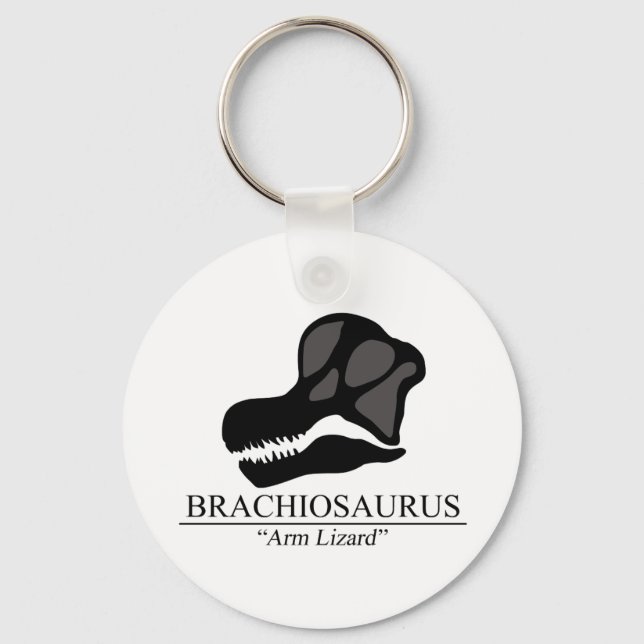 Brachiosaurus Skull Keychain (Front)