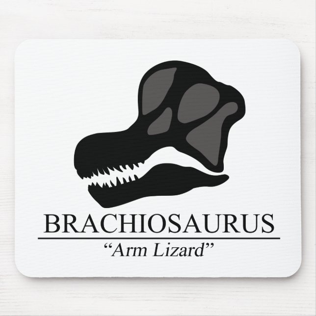 Brachiosaurus Skull Mouse Pad (Front)