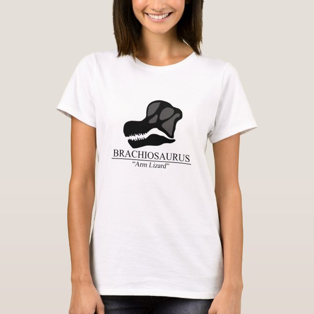 Brachiosaurus Skull T-Shirt (Front)