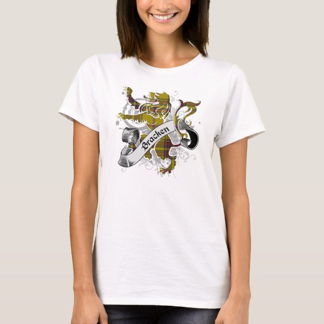 Bracken Tartan Lion T-Shirt (Front)