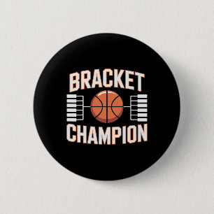 Bracket Champion Sketll Winner Player Sports - 1 2 Inch Round Button