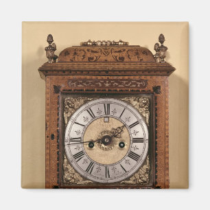 Bracket clock, c.1700 magnet