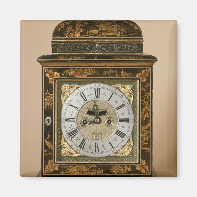 Bracket clock, movement by James Boyce, c.1705 Magnet (Front)
