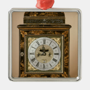 Bracket clock, movement by James Boyce, c.1705 Metal Ornament