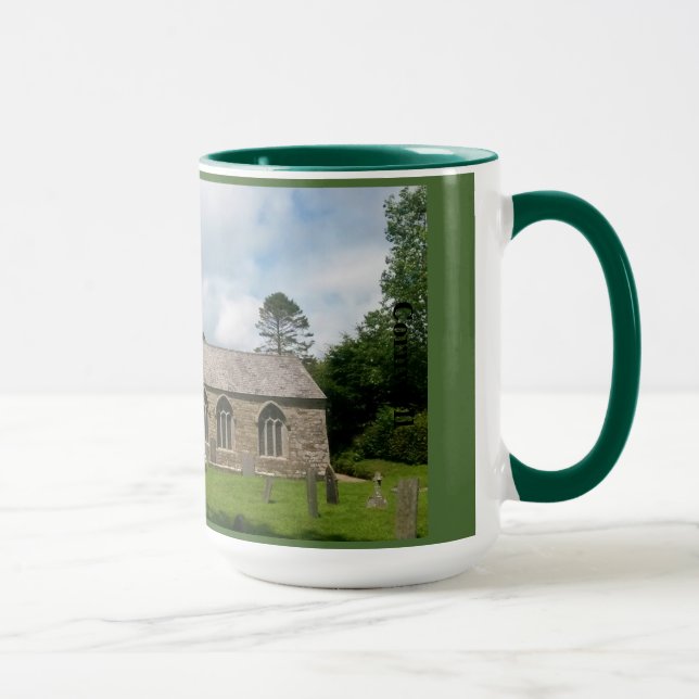 Braddock Church Cornwall England Mug (Right)